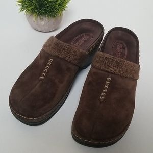KLOGS Suede Expresso Mules